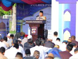 Kapolres Pohuwato Jadi Khotib, Sholat Idul Fitri 1447 H Penuh Khidmat dan Kebersamaan