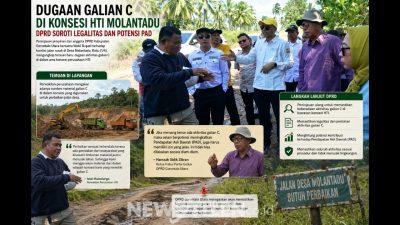 DPRD Soroti Dugaan Galian C di Konsesi HTI Molantadu, Legalitas Dipertanyakan