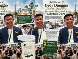 Lebaran di Timur Gorut: Dedy Dunggio Pererat Silaturahmi Bersama Warga