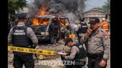 Respons Sigap Polres Pohuwato: Mobil Bermuatan Solar Meledak di Hulawa, Pengemudi Kabur