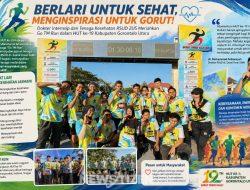 Berlari untuk Sehat: Energi Jasmani Tenaga Medis Warnai HUT ke-19 Gorontalo Utara