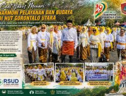 Saat Nakes Menari: Harmoni Pelayanan dan Budaya di HUT Gorontalo Utara