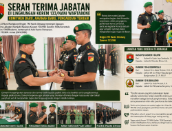 Rotasi Strategis TNI AD di Gorontalo: Danrem 133/NW Pimpin Sertijab Tiga Jabatan Kunci