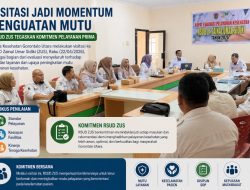 Visitasi Jadi Momentum Penguatan Mutu, RSUD ZUS Tegaskan Komitmen Pelayanan Prima