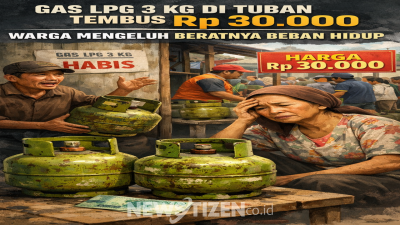 Gas LPG 3 Kg di Tuban Tembus Rp30 Ribu, Warga Mengeluh Beratnya Beban Hidup