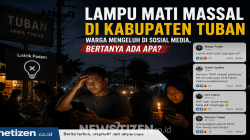 Lampu Mati Massal di Tuban Bikin Heboh, Warga Serbu Media Sosial: “Ada Apa Ini?”
