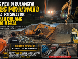 Grebek PETI di Bulangita, Polres Pohuwato Sita Tiga Excavator dan Kejar Dalang Tambang Ilegal