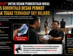 Dugaan “Amplop” untuk Redam Pemberitaan Miras, Ketua PJS Gorontalo Desak Pemkot Bertindak Tegas terhadap SKY Biliard