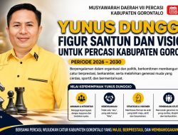 Figur Santun dan Visioner, Yunus Dunggio Dinilai Layak Nahkodai Percasi Kabupaten Gorontalo