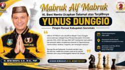 “Mabruk Alf Mabruk” — Hi. Beni Nento Ucapkan Selamat atas Terpilihnya Yunus Dunggio Pimpin Percasi Kabupaten Gorontalo