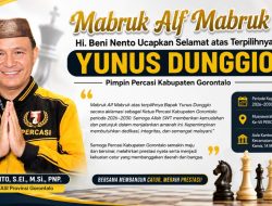 “Mabruk Alf Mabruk” — Hi. Beni Nento Ucapkan Selamat atas Terpilihnya Yunus Dunggio Pimpin Percasi Kabupaten Gorontalo