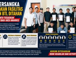 Enam Tersangka Pengrusakan Fasilitas PT IGL dan BTL Ditahan, Polres Pohuwato Tegaskan Tak Ada Ruang bagi Aksi Anarkis