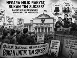 Negara Milik Rakyat, Bukan Tim Sukses: Saatnya Suara Publik Menjadi Koreksi Kekuasaan