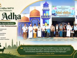 Khidmat Idul Adha di Mapolres Pohuwato, Spirit Kurban Digaungkan untuk Menumbuhkan Kepedulian dan Ketakwaan