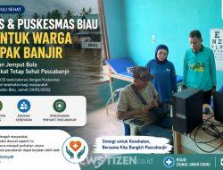 Kolaborasi Layanan Kesehatan Pascabanjir, RSUD ZUS dan Puskesmas Biau Jemput Bola Layani Warga