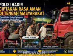 Polisi Hadir di Tengah Masyarakat, Patroli Malam Polres Pohuwato Ciptakan Rasa Aman di Marisa