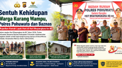 Sentuh Kehidupan Warga Kurang Mampu, Polres Pohuwato Wujudkan Rumah Layak Huni di Hari Bhayangkara ke-80