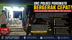 URC Polres Pohuwato Bergerak Cepat, Patroli Malam hingga Bubarkan Hiburan Lewati Batas Waktu
