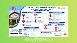 RSUD ZUS Buka Layanan Enam Dokter Spesialis, Permudah Warga Atur Jadwal Berobat