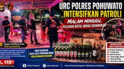URC Polres Pohuwato Intensifkan Patroli Malam Minggu, Puluhan Botol Miras Diamankan di Titik Keramaian