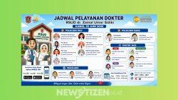 RSUD ZUS Buka Layanan Delapan Dokter Spesialis, Warga Diminta Manfaatkan Jadwal Pelayanan