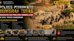 Polres Pohuwato Bergerak Tegas, Ekskavator dan Peralatan Tambang Ilegal di Desa Teratai Diamankan
