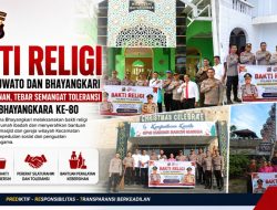 Rawat Kerukunan dari Tempat Ibadah, Polres Pohuwato Tebar Semangat Toleransi Jelang HUT Bhayangkara ke-80
