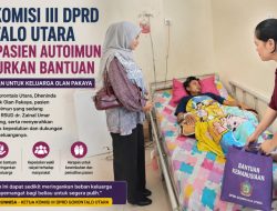 Ketua Komisi III DPRD Gorontalo Utara Jenguk Pasien Autoimun, Salurkan Bantuan dan Bangkitkan Semangat Keluarga