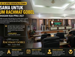 Rapat Paripurna DPRD Gorontalo Utara Dihentikan Sejenak, Doa Bersama untuk Almarhum Rachmat Gobel Warnai Pembahasan KUA-PPAS 2027