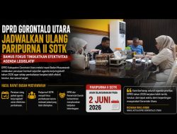 DPRD Gorontalo Utara Jadwalkan Ulang Paripurna II SOTK, Bamus Fokus Tingkatkan Efektivitas Agenda Legislatif