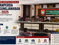 DPRD Gorontalo Utara Mulai Bahas Ranperda Pertanggungjawaban APBD 2025, Perkuat Pengawasan Tata Kelola Keuangan Daerah