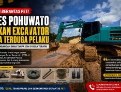 Polres Pohuwato Kembali Tindak PETI, Excavator dan Dua Terduga Pelaku Diamankan di Desa Teratai