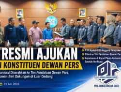 PJS Resmi Ajukan Status Konstituen Dewan Pers, Ratusan Anggota Kawal Proses Penyerahan Dokumen