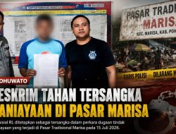 Satreskrim Polres Pohuwato Tahan Tersangka Penganiayaan di Pasar Marisa, Proses Hukum Terus Berlanjut