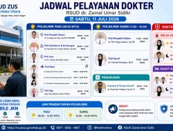 RSUD ZUS Gorontalo Utara Tetap Layani Pasien di Akhir Pekan, Ini Jadwal Dokter Spesialis Sabtu, 11 Juli 2026