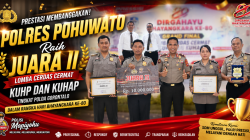Budaya Belajar Berbuah Prestasi, Polres Pohuwato Raih Juara II Lomba Cerdas Cermat KUHP-KUHAP Tingkat Polda Gorontalo