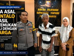 Sentuhan Humanis Polsek Marisa, Lansia Asal Gorontalo Berhasil Dipertemukan Kembali dengan Keluarga