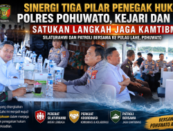 Sinergi Tiga Pilar Penegak Hukum Makin Solid, Polres Pohuwato, Kejari, dan Kodim Satukan Langkah Jaga Kamtibmas