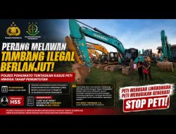 Perang Melawan Tambang Ilegal Berlanjut, Polres Pohuwato Tuntaskan Kasus PETI hingga Tahap Penuntutan