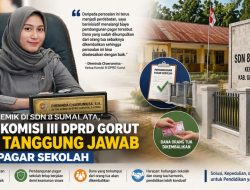 Redam Polemik di SDN 8 Sumalata, Ketua Komisi III DPRD Gorut Ambil Tanggung Jawab Biayai Pagar Sekolah