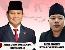 Ketua KAKI Jatim Dorong Presiden Prabowo Evaluasi Kabinet Merah Putih, Waktu hingga 2029 Diminta Dimanfaatkan Maksimal