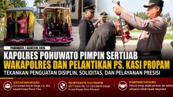 Kapolres Pohuwato Pimpin Sertijab Wakapolres dan Pelantikan Ps. Kasi Propam, Tekankan Penguatan Disiplin dan Pelayanan Presisi