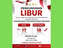 Libur HUT Ke-81 RI, RSUD dr. Zainal Umar Sidiki Pastikan Layanan Gawat Darurat Tetap Siaga 24 Jam