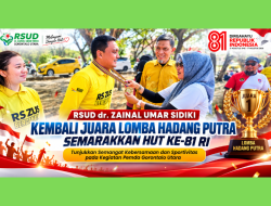 RSUD dr. Zainal Umar Sidiki Kembali Juara Lomba Hadang Putra, Semarakkan HUT ke-81 RI di Gorontalo Utara