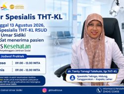 Layanan THT-KL RSUD dr. Zainal Umar Sidiki Kini Layani Pasien BPJS, Akses Kesehatan Masyarakat Kian Mudah