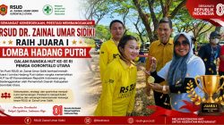 Kompak di Arena, Solid dalam Pelayanan: RSUD dr. Zainal Umar Sidiki Raih Juara I Lomba Hadang Putri HUT Ke-81 RI