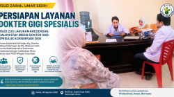 RSUD dr. Zainal Umar Sidiki Matangkan Layanan Dokter Gigi Spesialis, Kredensial