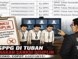 3 KSPPG di Tuban Dijatuhi Sanksi Disiplin, Kuncoko: “Copot Karegnya”