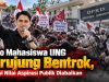 Demo Mahasiswa UNG Berujung Bentrok, Aliansi Nilai Aspirasi Publik Diabaikan
