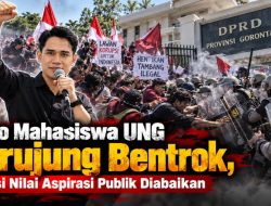 Demo Mahasiswa UNG Berujung Bentrok, Aliansi Nilai Aspirasi Publik Diabaikan